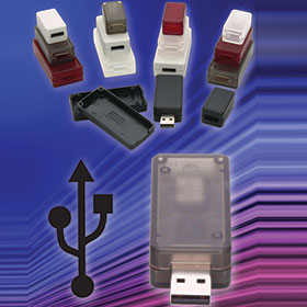 Mini enclosures for USB interfaces